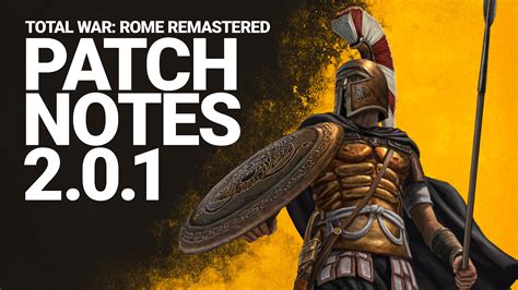 rome total war patch|Total War: ROME REMASTERED .